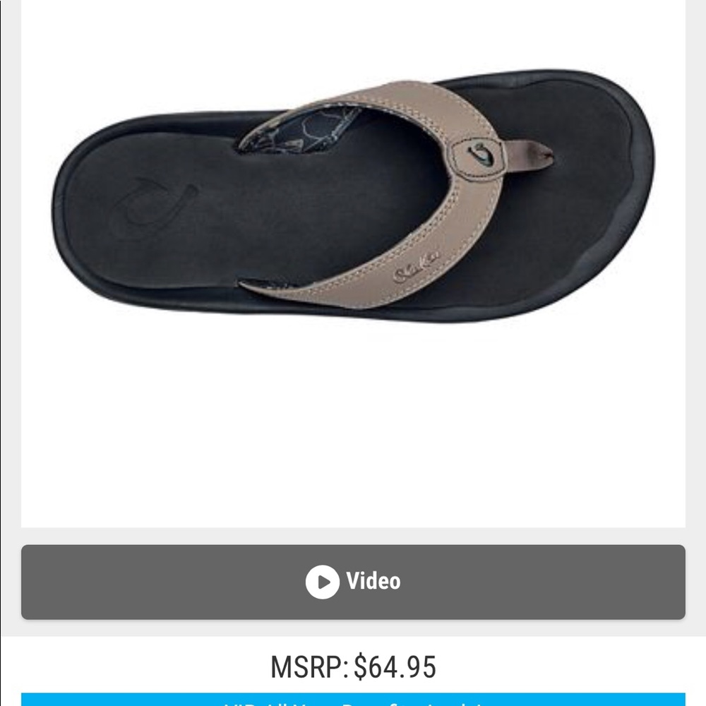 Men’s Olukai Flip Flop Sandals NEW, Never worn.